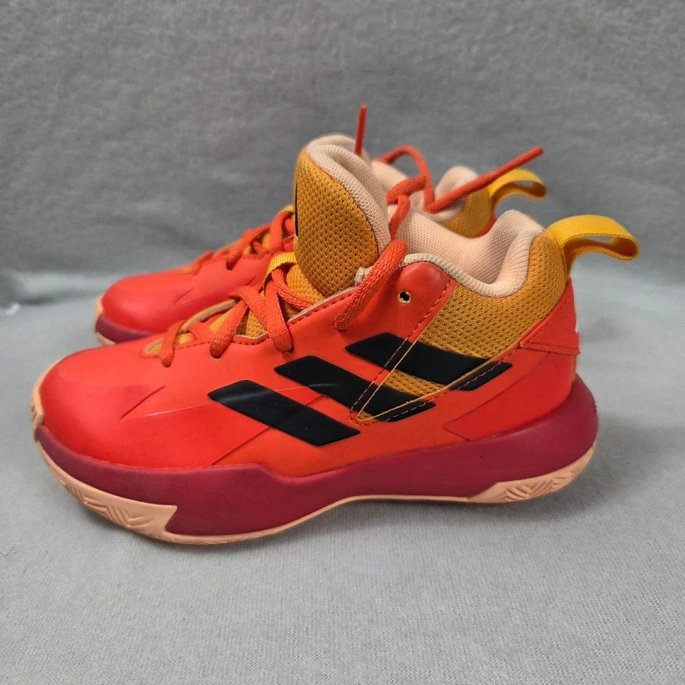 Adidas Ownthegame 2.0 K Kids Basketball Shoes Solar Red Orange IE9245 Size 11.5K